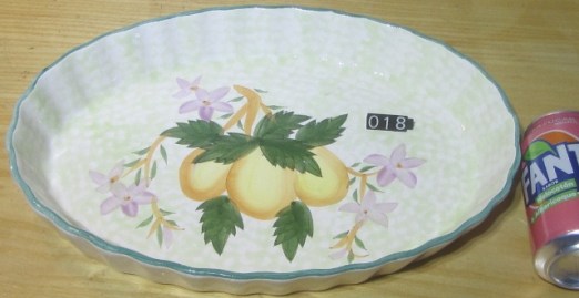 18 BANDEJA CERAMICA LIMONES